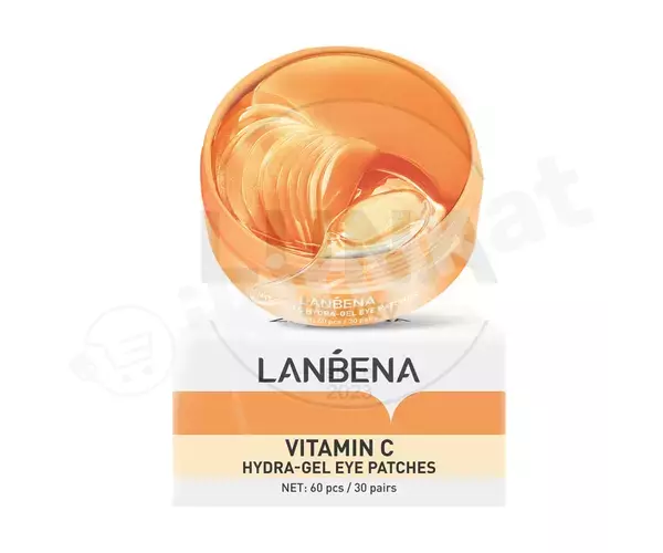 Гидрогелевые патчи для глаз с витамином с «lanbena vitamin c eye patches» 60 шт Lanbena 