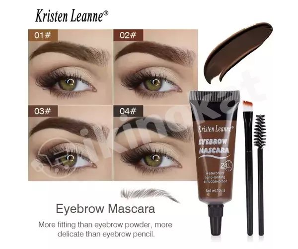 Kristen leanne eyebrow mascara waterproof №04 gaş üçin tuş Неизвестный бренд 