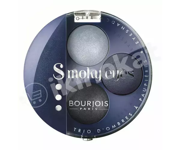 Тени для век 3-х цветные bourjois smoky eyes trio №11 Bourjois  