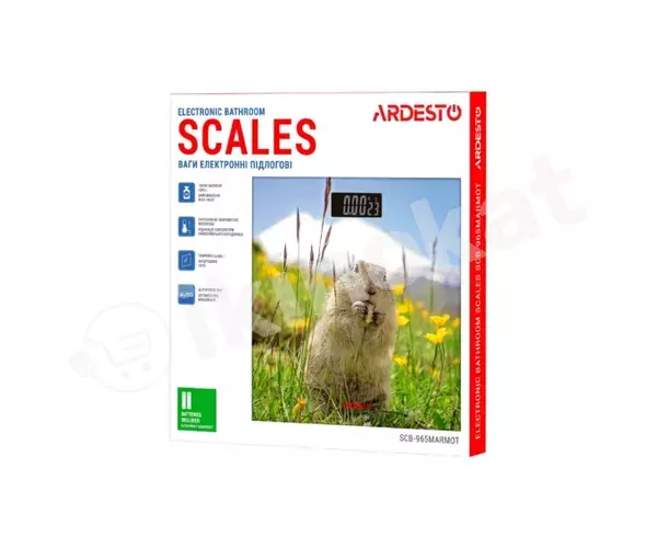 Весы напольные ardesto scb-965 marmot Ardesto 