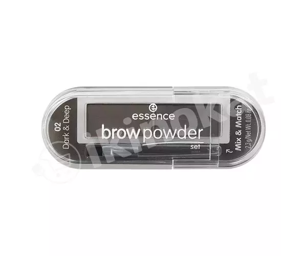 Набор для бровей - essence brow powder set №02 Essence cosmetics 