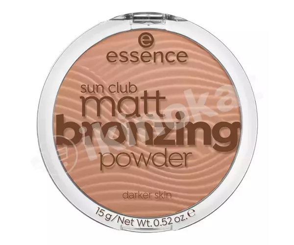 Бронзирующая пудра - essence sun club matt bronzing powder №01 Essence cosmetics 