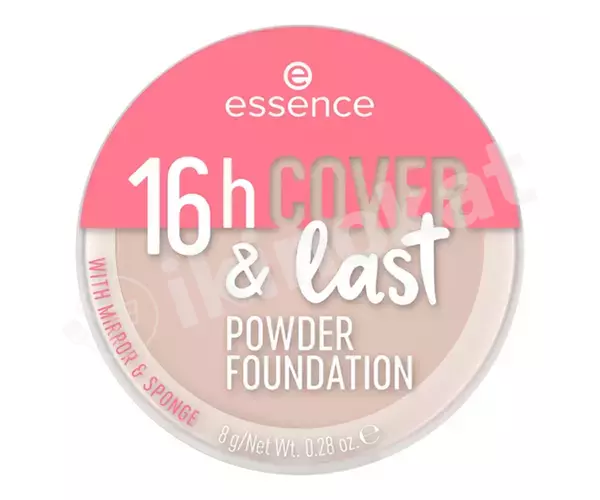 Пудровая тональная основа - essence 16h cover & last powder foundation №08 Essence cosmetics 