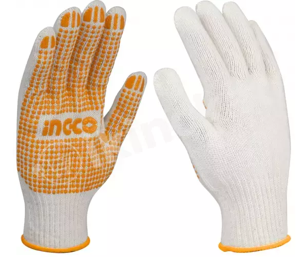 Трикотажные и пвх перчатки, xl Ingco tools turkmenistan 