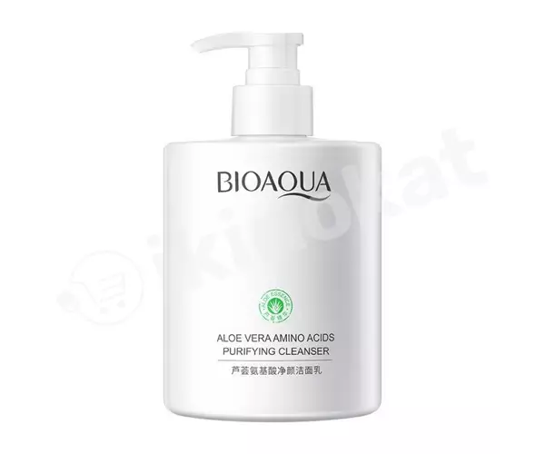 Uniwersal köpük ýüz üçin «bioaqua aloe vera amino acids purifying cleanser» 500 ml Bioaqua 