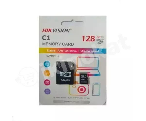Ýat karty microsd hikvision hs-tf-c1(std) 128gb + adapter Hikvision 