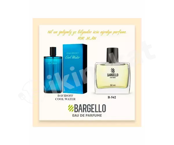 Erkekler üçin parfýum suwy bargello davidoff cool water, b-542, 50 ml Bargello 