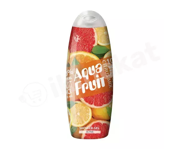 "aquafruit" гель для душа citrus mix active, 420 мл Aquafruit 
