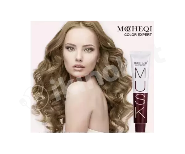 Профессиональная крем-краска для волос "musk" 7/41, 100мл Mocheqi professional 