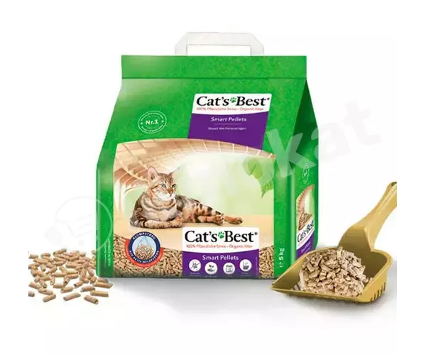 Cat's best smart pellets pişik hajathanasy üçin 5kg, (10l) Cat's best 