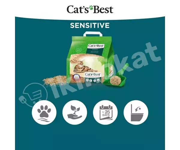 Cat's best  sensitive pişik hajathanasy üçin 7,2kg, (20l) Cat's best 